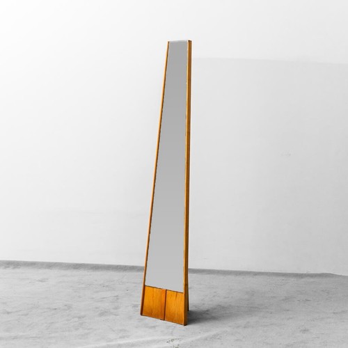 Specchio terra legno - terra, in