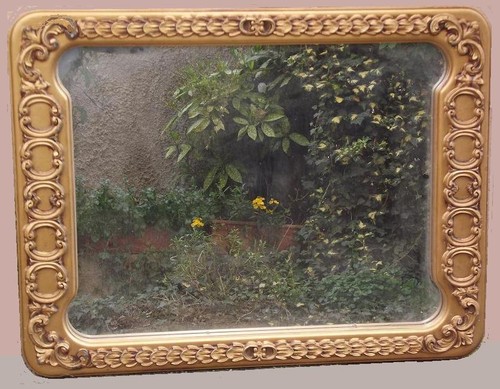 Vintage vecchio specchio - vintage,