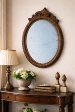 Specchio ovale vintage 78x52