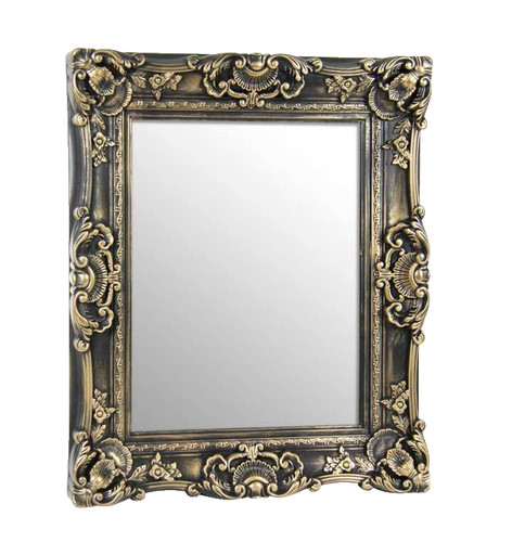 Specchio parete cornice oro - specchio,