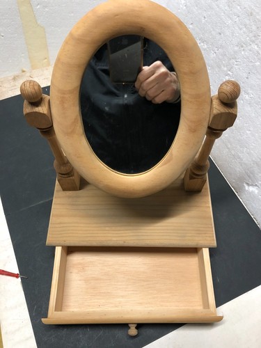 Specchio toeletta legno - in,