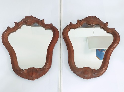 Coppia specchi antichi - coppia, con