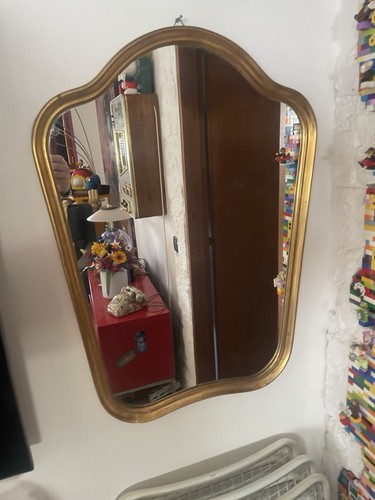 Specchio vintage cornice oro - specchio,