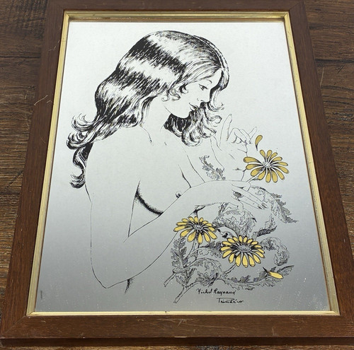 Nudo donna con fiori - fiori,