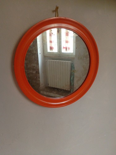 Specchio arancione vintage - arancione,