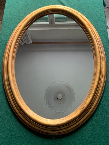 Specchio ovale vintage - ovale,