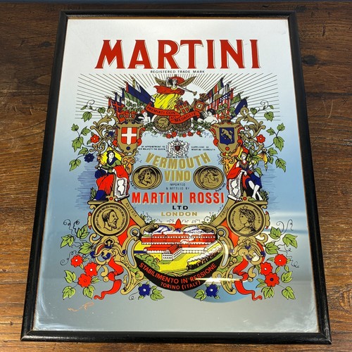Martini specchio pubblicitario - specchio,