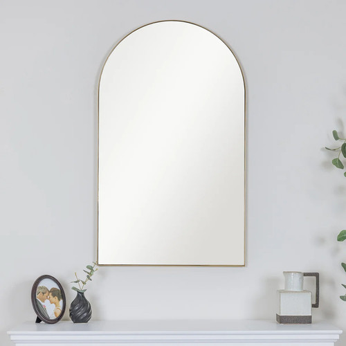 Grande specchio arco - ad, oro