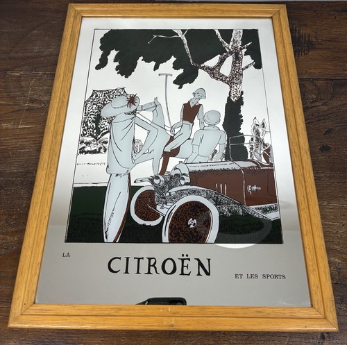 Specchio serigrafato citroën - serigrafato,